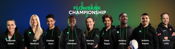 頂尖運動員再次雲集於萬眾矚目的 FlowBank 錦標賽