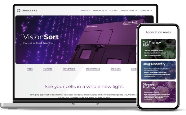 ThinkCyte Launches New Website and Showcases VisionSortTM at Global Events