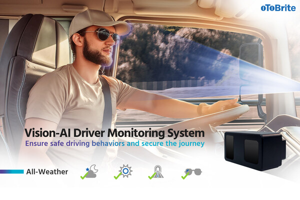 oToBrite Develops a Compact All-Weather Vision-AI Driver Monitoring System for the Commercial Vehicle Market