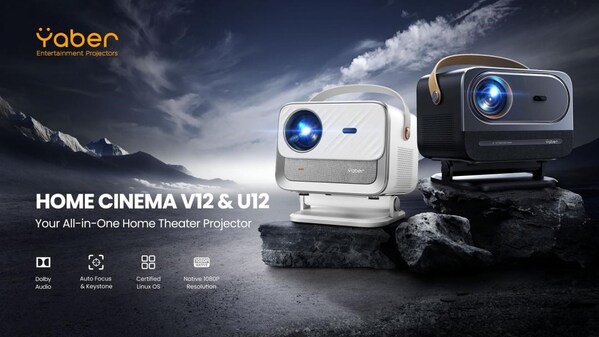 Yaber Newest Home Cinema V12 & U12 All-in-one Projector