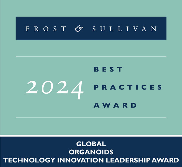 HUB Organoids B.V. Awarded Frost & Sullivan's 2024 Technology Innovation Leadership Award for Transforming Drug Development with Highly Advanced Organoid Technology