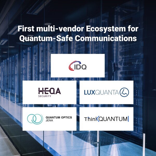 ID Quantique launches a quantum-safe communication ecosystem to facilitate the adoption of Quan-tum networks, with HEQA Security, LuxQuanta, Quantum Optics Jena and ThinkQuantum