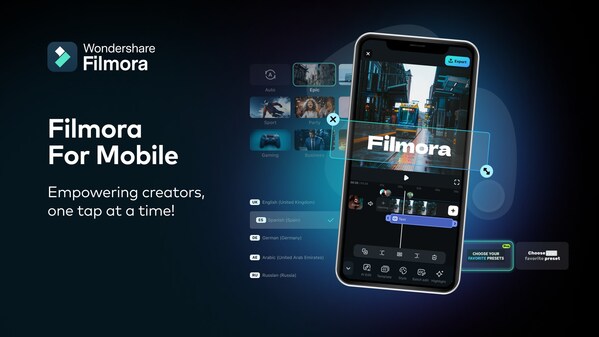 Wondershare released the latest stage of its major mobile upgrade for its flagship product, Filmora, a powerful AI video editor.