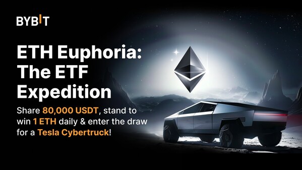 Bybit's Ethereum Euphoria: Predict Market Movements for the ETH ETF and Win (PRNewsfoto/Bybit)
