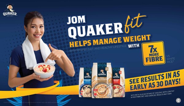 Quaker Invites Malaysians to Embrace Healthier Living with Its  Jom Quaker Fit Campaign