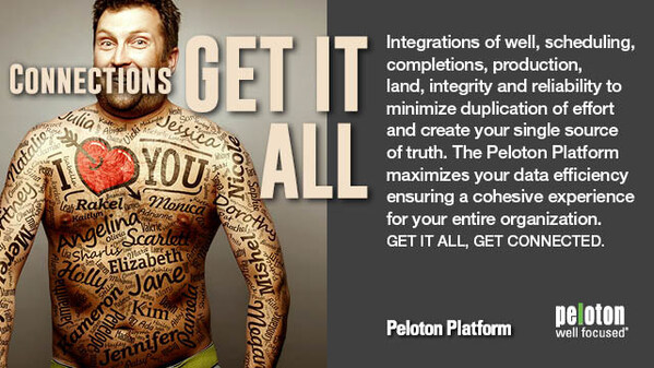 Integrations of well, scheduling, completions, production, land, integrity and reliability to minimize duplication of effort and create your single source of truth. The Peloton Platform maximizes your data efficiency ensuring a cohesive experience for your entire organization. GET IT ALL, GET CONNECTED.