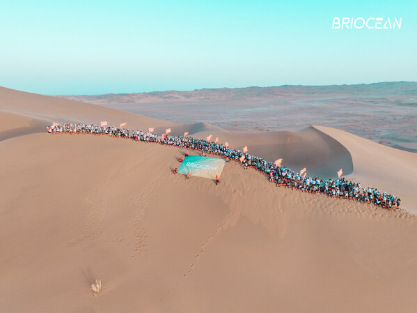 Briocean Gobi Desert Challenge 2024 (PRNewsfoto/Briocean Technology)
