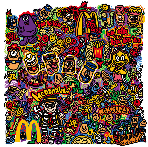麦当劳中国携手国际知名艺术家Mr Doodle（涂鸦先生）欢庆六一