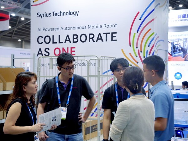 Syrius Technology's one-stop AMR on-site logistics solution was unveiled at the CeMAT South East Asia 2024
