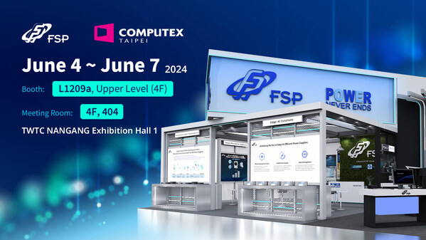 FSP Group to Showcase Edge AI, Network Communication and USB PD Power Solutions at Computex 2024