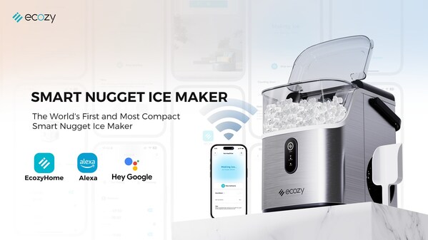 The World's First and Most Compact Smart Nugget Ice Maker