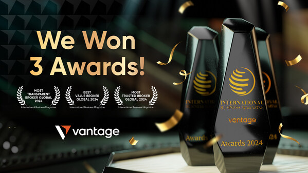 Vantage Australia wins a trio of awards at the International Business Magazine Awards 2024, including Best Value Broker