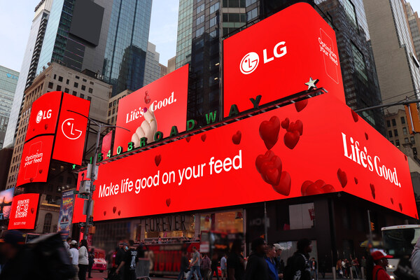 LG发起一项名为“用微笑填满社交媒体”(OPTIMISM YOUR FEED)的全球性活动...