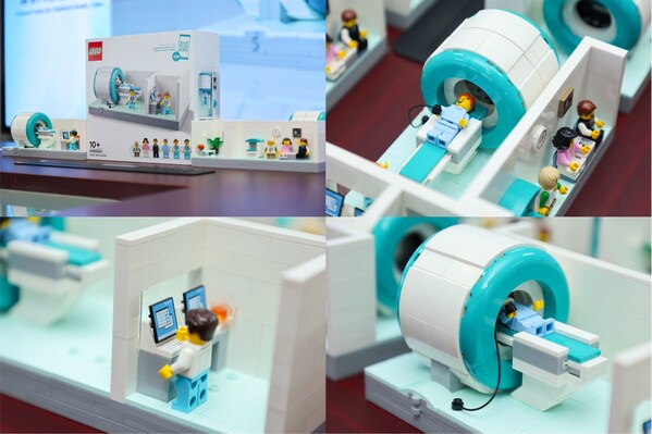 乐高®核磁共振扫描仪模型，帮助儿童在玩乐中了解核磁共振检查的原理和流程