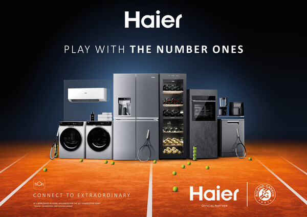 Play with the Number Ones: Haier Stars in Paris as Official Partner of Roland-Garros