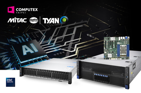 次世代運算：神雲科技與TYAN在COMPUTEX 2024發表基於第六代Intel® Xeon®處理器的伺服器，專為AI、高性能計算、雲端及企業工作負載設計