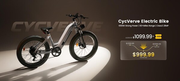 New from CYCROWN: The CycVerve All-Terrain eBike