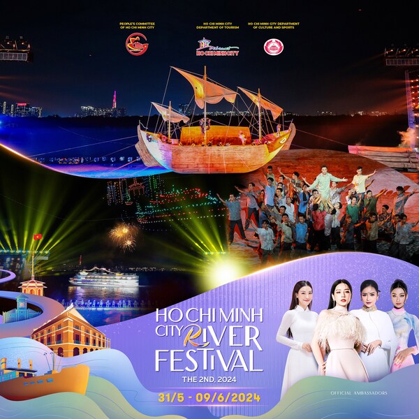 The Ho Chi Minh City River Festival from 31st May to 09th June 2024 (PRNewsfoto/Ho Chi Minh City Department of Tourism)