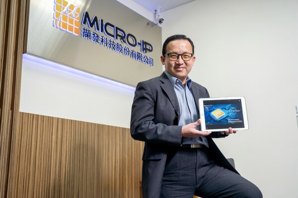 Microip Inc.'s Chairman James Yang is showcasing Advanced "AI Design Technology Services" and "Complete IC Design Solutions" at COMPUTEX 2024. (PRNewsfoto/Microip Inc.)