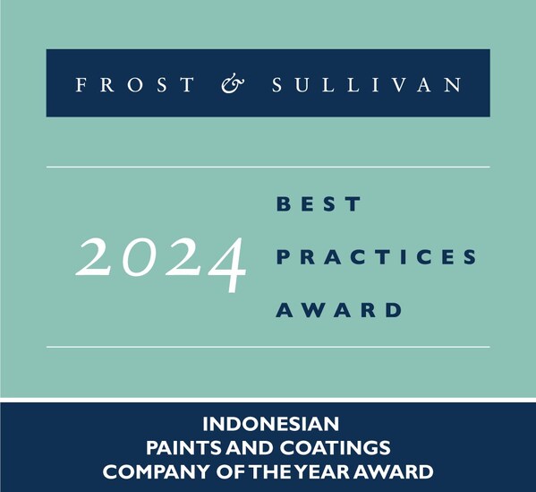 PT Mowilex Applauded by Frost & Sullivan for Its Industry-leading Premium Paints and Coatings and for Its Market-leading Position