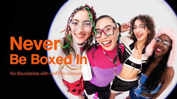 Vooglam's "Never Be Boxed In" Half-Rim Eyewear Collection