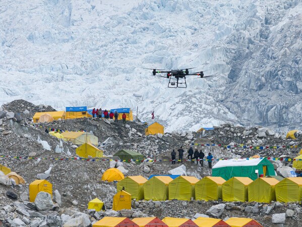 DJI Completes World’s First Drone Supply Checks on Mount Everest