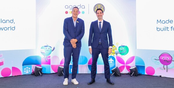The Prime Minister of Thailand, H.E. Srettha Thavisin with Omri Morgenshtern, CEO of Agoda