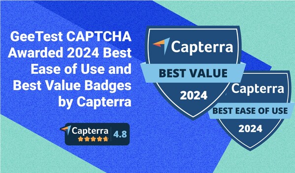 GeeTest CAPTCHA Earns Best Value and Best Ease of Use Badges from Capterra for Second Consecutive Year