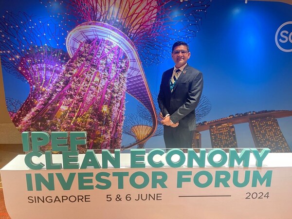 Prashant Singh, Co-Founder and CEO of Blue Planet, at the Indo-Pacific Climate Tech 100 in Singapore