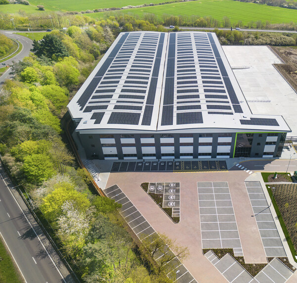 The highly sustainable facility includes a full rooftop of solar PV