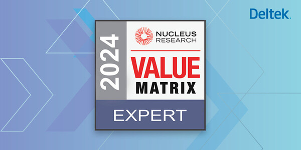 Nucleus Research Names Deltek an Expert in the 2024 Enterprise and SMB ERP Value Technology Matrixes