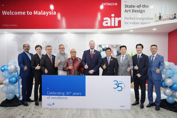Johnson Controls Hitachi Air Conditioning Malaysia Sdn Bhd, celebrated its 35th anniversary in Malaysia. The celebration at its manufacturing factory in Bandar Baru Bangi was attended by Yang Berbahagia Dato' Ts. Dr. Hj. Aminuddin Bin Hassim. Secretary General at the Ministry of Science, Technology and Innovation (MOSTI), and David W. Budzinski, President, Residential & Light Commercial Solutions, Johnson Controls and Chief Executive Officer, Johnson Controls-Hitachi Air Conditioning.