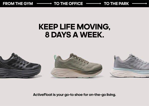NORTIV 8 Launches ActiveFloat Sneakers to Rock the Footwear Industry with Accessible Comfort