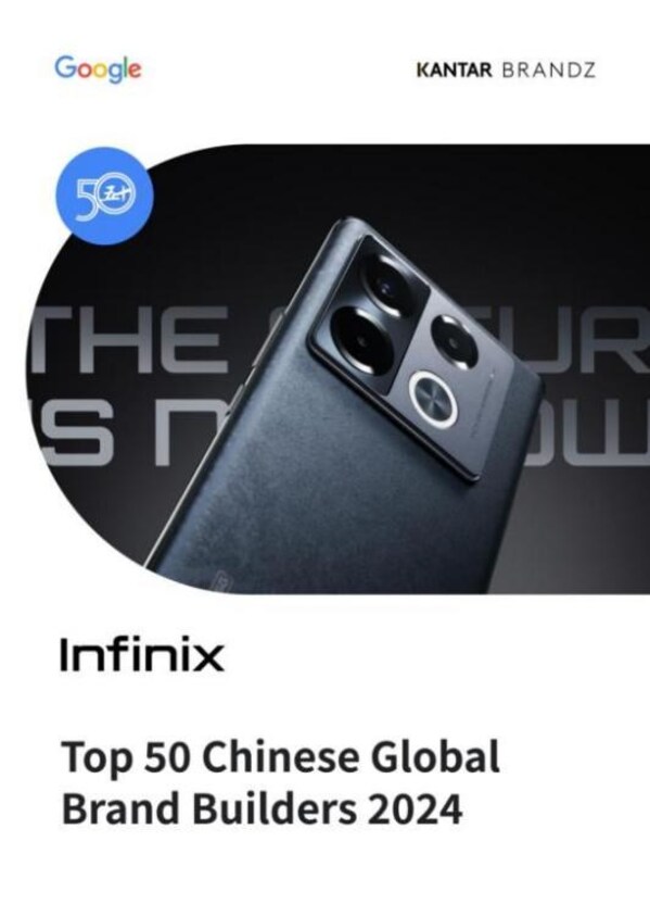 Infinix has proudly secured a spot in the Top 50 Kantar BrandZ Chinese Global Brand Builders 2024