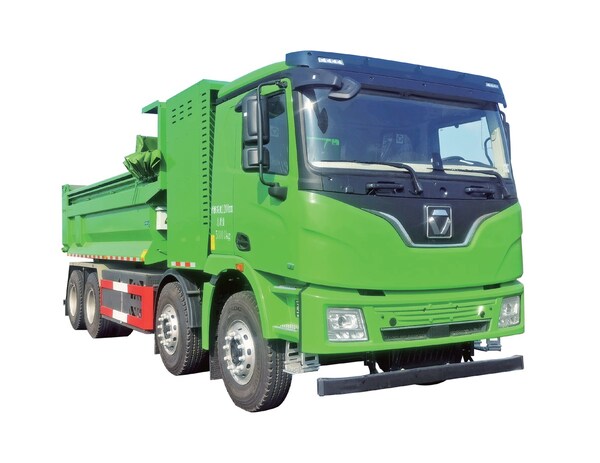 XCMG Machinery Launches A New Hydrogen-Powered Dump Truck, the EHSL552F, to Expand Its Renewable Energy Fleet.