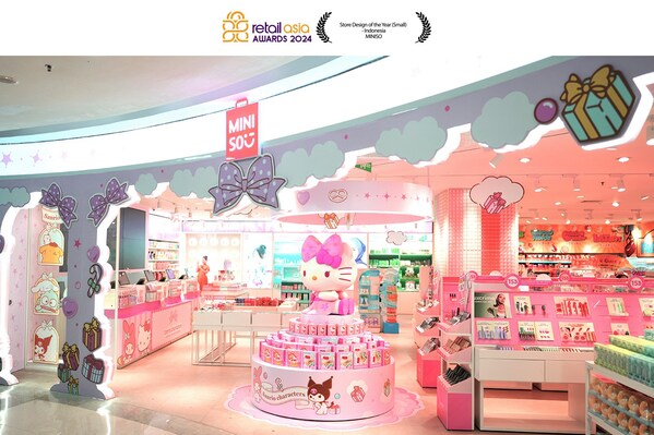 MINISO Indonesia secures the Store Design of the Year (Small) - Indonesia category win