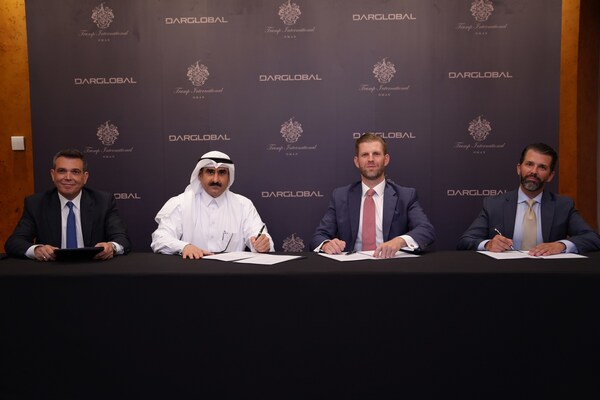 DAR GLOBAL通过宣布第二次合作和未来在沙特阿拉伯吉达推出特朗普大厦，加强与特朗普组织的持续关系