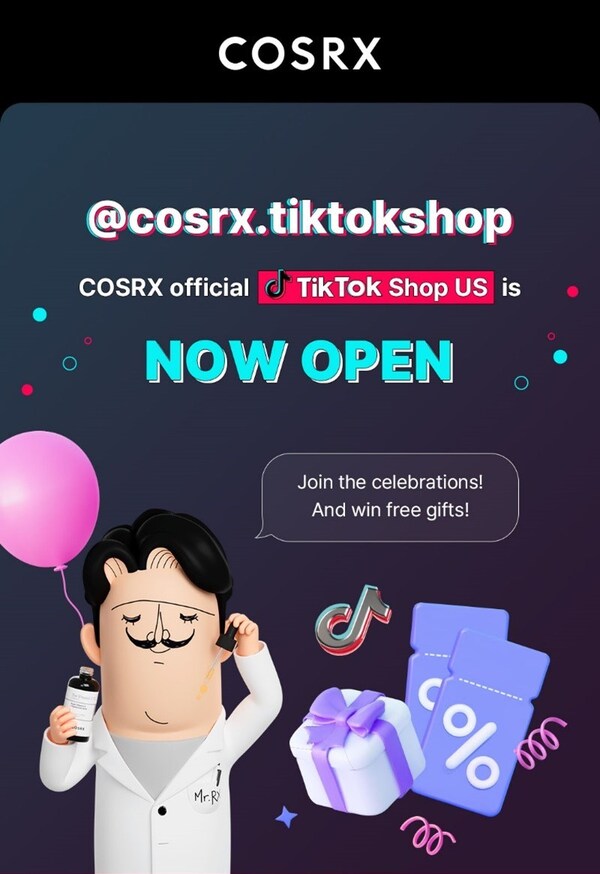 COSRX Launches US TikTok Shop, Inviting Fans to Join the COSRX Affiliate Program