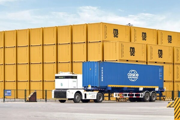 图：Q-Truck 在海港运营，图片来源：westwell