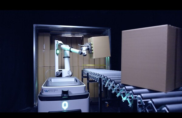 图：西井国际智能物流机器Well-Bot专注货物分拣及搬运  图源：westwell
