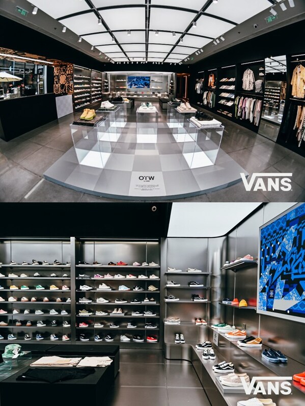 Vans 成都太古里全新品牌概念店內部空間