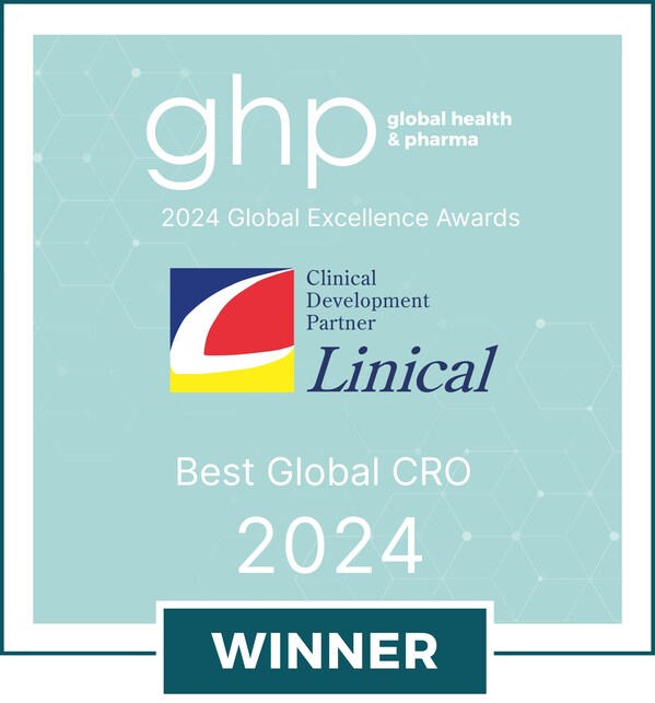 Linical被Global Health & Pharma杂志评为最佳全球CRO
