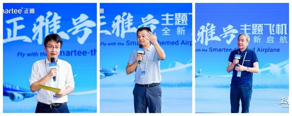 Zhijie Wang, President of Spring Airlines; Junfeng Yao, Founder of Smartee Denti-Technology; Professor Gang Shen, Chief Scientist of Smartee GS Product Series