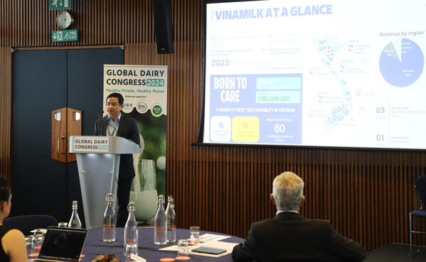 ビナミルク（Vinamilk）が2024年世界酪農会議でイノベーションと持続可能性戦略について発表