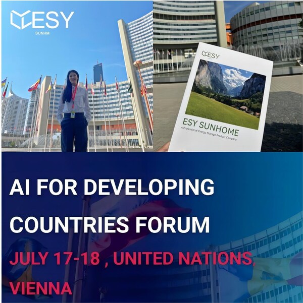 ESY SUNHOME Showcases AI Capabilities at United Nations Forum