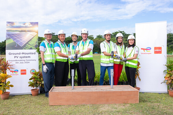 TotalEnergies ENEOS celebrates groundbreaking for its first Ground-mounted project in Singapore with Tanah Merah Country Club, one of the leading golf clubs in Asia