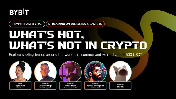 Bybit Crypto Livestream to Reveal Whats Hot and What's Not Around the World