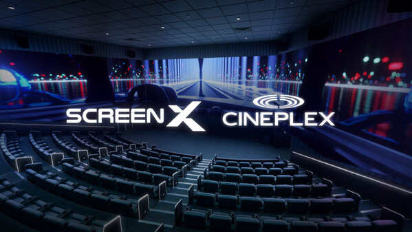 Image for CJ 4DPLEX and Cineplex To Open Three New 270-Degree Panoramic ScreenX Auditoriums in Canada