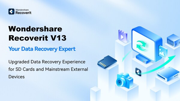 Wondershare Recoverit V13 Elevates Data Recovery to 99.5% Success Rate for SD Cards and External Storage Devices