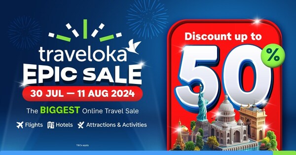 More Spectacular Than Ever: Traveloka EPIC Sale Offers the Biggest Online Travel Discounts with Up to 50% Off—Exploring the World Has Never Been This Affordable